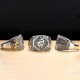 925 Silver Sanskrit Protection Adjustable Ring