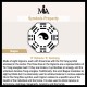 Four Beasts Feng Shui Yin Yang Bagua Copper Coin Decoration Four Beasts Feng Shui Yin Yang Bagua Copper Coin Decoration