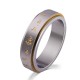 Mantra Titanium Steel Balance Rotatable Ring Mantra Titanium Steel Balance Rotatable Ring