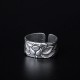Tibetan Lotus White Copper Enlightenment Ring