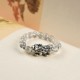925 Silver Garnet Moonstone PiXiu Wealth Ring 925 Silver Garnet Moonstone PiXiu Wealth Ring