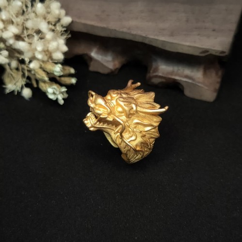 Golden Dragon Luck Protection Ring Golden Dragon Luck Protection Ring