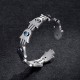925 Silver Hamsa Symbol Zircon Adjustable Ring 925 Silver Hamsa Symbol Zircon Adjustable Ring