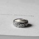 Rock Pattern Copper Luck Blessing Ring Rock Pattern Copper Luck Blessing Ring