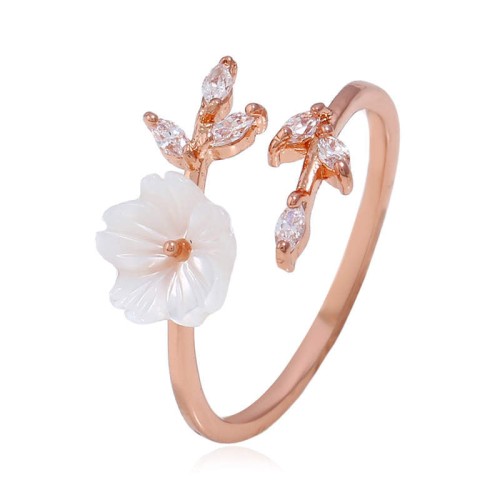 Plum Blossom Copper Luck Ring
