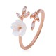 Plum Blossom Copper Luck Ring