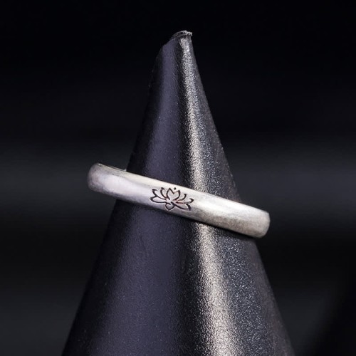 925 Sterling Silver Lotus Flower Enlightenment Ring 925 Sterling Silver Lotus Flower Enlightenment Ring