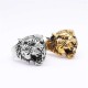 Men's Tiger Head Titanium Steel Punk Rock Ring Men's Tiger Head Titanium Steel Punk Rock Ring