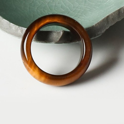Tiger Eye Stone Protection Ring