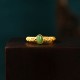 Auspicious Cloud Cyan Jade Luck Ring Auspicious Cloud Cyan Jade Luck Ring