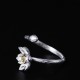 925 Silver Lotus Blessing Ring 925 Silver Lotus Blessing Ring