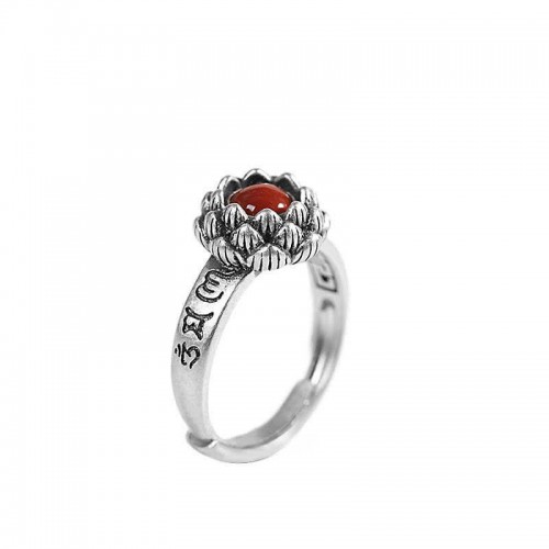 925 Sterling Silver Lotus Ring 925 Sterling Silver Lotus Ring