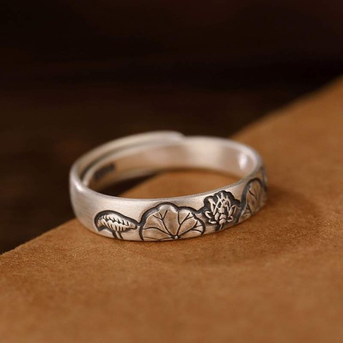 Lotus Peony Enlightenment Ring Lotus Peony Enlightenment Ring