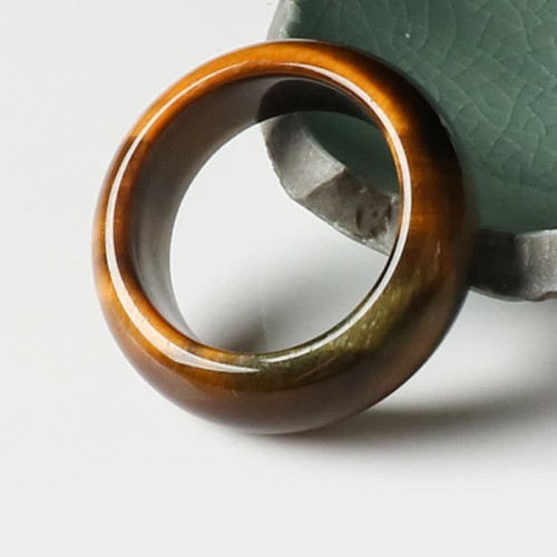 Tiger Eye Stone Protection Ring