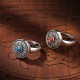 Tibetan Om Mani Padme Hum Peace Rotatable Ring
