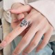 Vintage 925 Silver Year of the Dragon Luck Ring Vintage 925 Silver Year of the Dragon Luck Ring