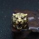 Men's Tiger Head Titanium Steel Punk Rock Ring Men's Tiger Head Titanium Steel Punk Rock Ring
