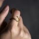 Simple Copper Luck Adjustable Ring Simple Copper Luck Adjustable Ring