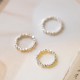 925 Silver Beaded Blessing Ring 925 Silver Beaded Blessing Ring