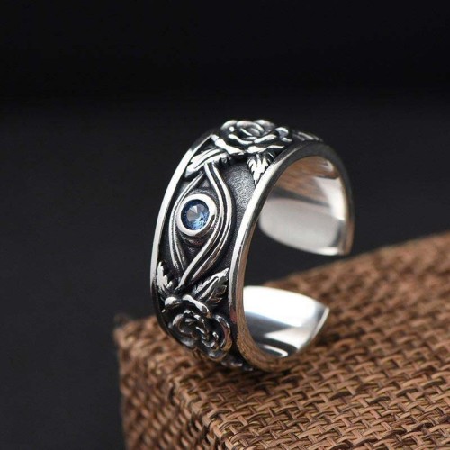 Eye of Horus Crystal Protection Ring Eye of Horus Crystal Protection Ring