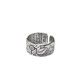 Tibetan Lotus White Copper Enlightenment Ring