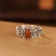 925 Sterling Silver Red Agate Calm Ring 925 Sterling Silver Red Agate Calm Ring