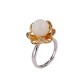 925 Silver White Jade Cyan Jade Success Ring 925 Silver White Jade Cyan Jade Success Ring