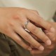 Simple Bamboo Design Copper Luck Ring