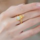 18K Gold-Plated Pixiu Jade Wealth Ring 18K Gold-Plated Pixiu Jade Wealth Ring