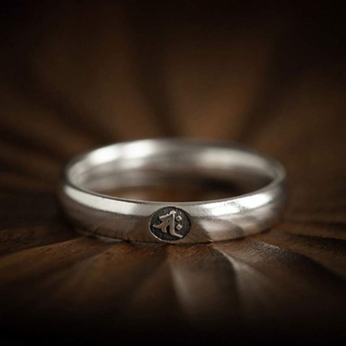 925 Sterling Silver Chinese Zodiac Buddha Blessing Ring 925 Sterling Silver Chinese Zodiac Buddha Blessing Ring