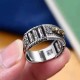 Feng Shui PiXiu Wealth Prayer Wheels Couple Ring