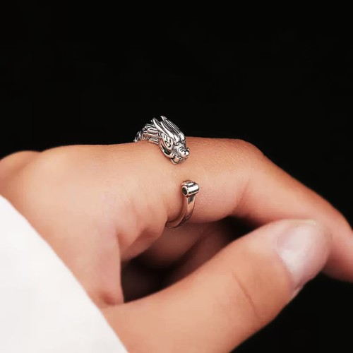 Vintage Dragon Design Success Strength Ring Vintage Dragon Design Success Strength Ring