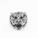 Men's Tiger Head Titanium Steel Punk Rock Ring Men's Tiger Head Titanium Steel Punk Rock Ring