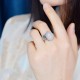 990 Sterling Silver Chalcedony Harmony Ring 990 Sterling Silver Chalcedony Harmony Ring