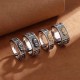 Feng Shui PiXiu Wealth Prayer Wheels Couple Ring