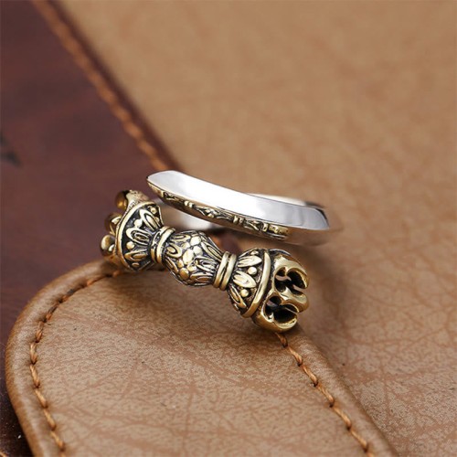Tibetan Dorje Vajra Copper Luck Ring Tibetan Dorje Vajra Copper Luck Ring