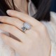990 Sterling Silver Chalcedony Harmony Ring 990 Sterling Silver Chalcedony Harmony Ring