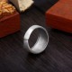 999 Silver Nine-Tailed Fox Protection Ring