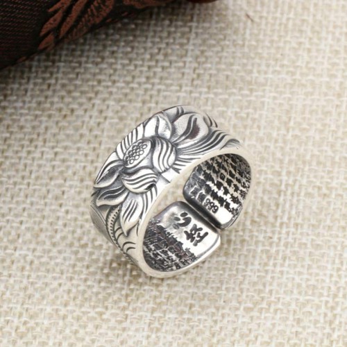 Lotus Heart Sutra Protection Ring Lotus Heart Sutra Protection Ring