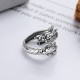 925 Sterling Silver Year of the Dragon Luck Ring
