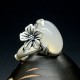 990 Sterling Silver Chalcedony Harmony Ring 990 Sterling Silver Chalcedony Harmony Ring