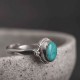 925 Silver Turquoise Wisdom Love Ring 925 Silver Turquoise Wisdom Love Ring