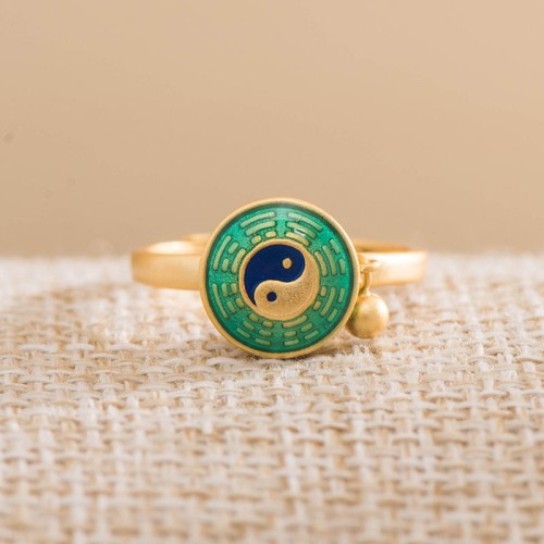 Yin Yang Copper Luck Rotatable Ring Yin Yang Copper Luck Rotatable Ring