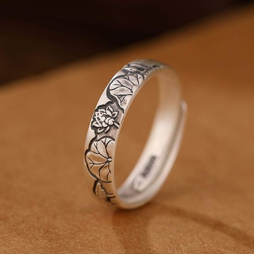 Lotus Peony Enlightenment Ring Lotus Peony Enlightenment Ring
