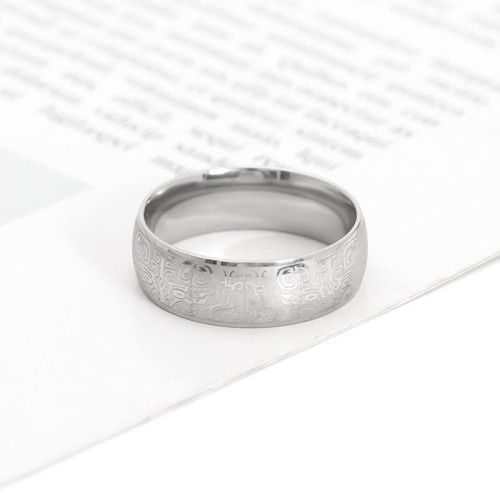 Mythological Taotie Wealth Titanium Steel Ring