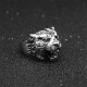 Men's Tiger Head Titanium Steel Punk Rock Ring Men's Tiger Head Titanium Steel Punk Rock Ring