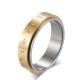 Mantra Titanium Steel Balance Rotatable Ring Mantra Titanium Steel Balance Rotatable Ring