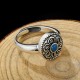 Tibetan Om Mani Padme Hum Peace Rotatable Ring