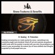 Eye of Horus Crystal Protection Ring Eye of Horus Crystal Protection Ring