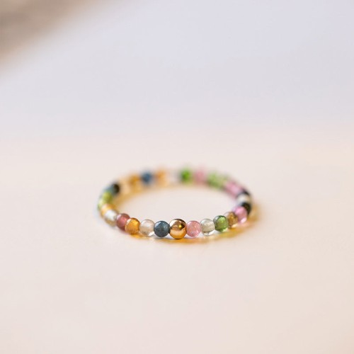 Natural Tourmaline Love Ring